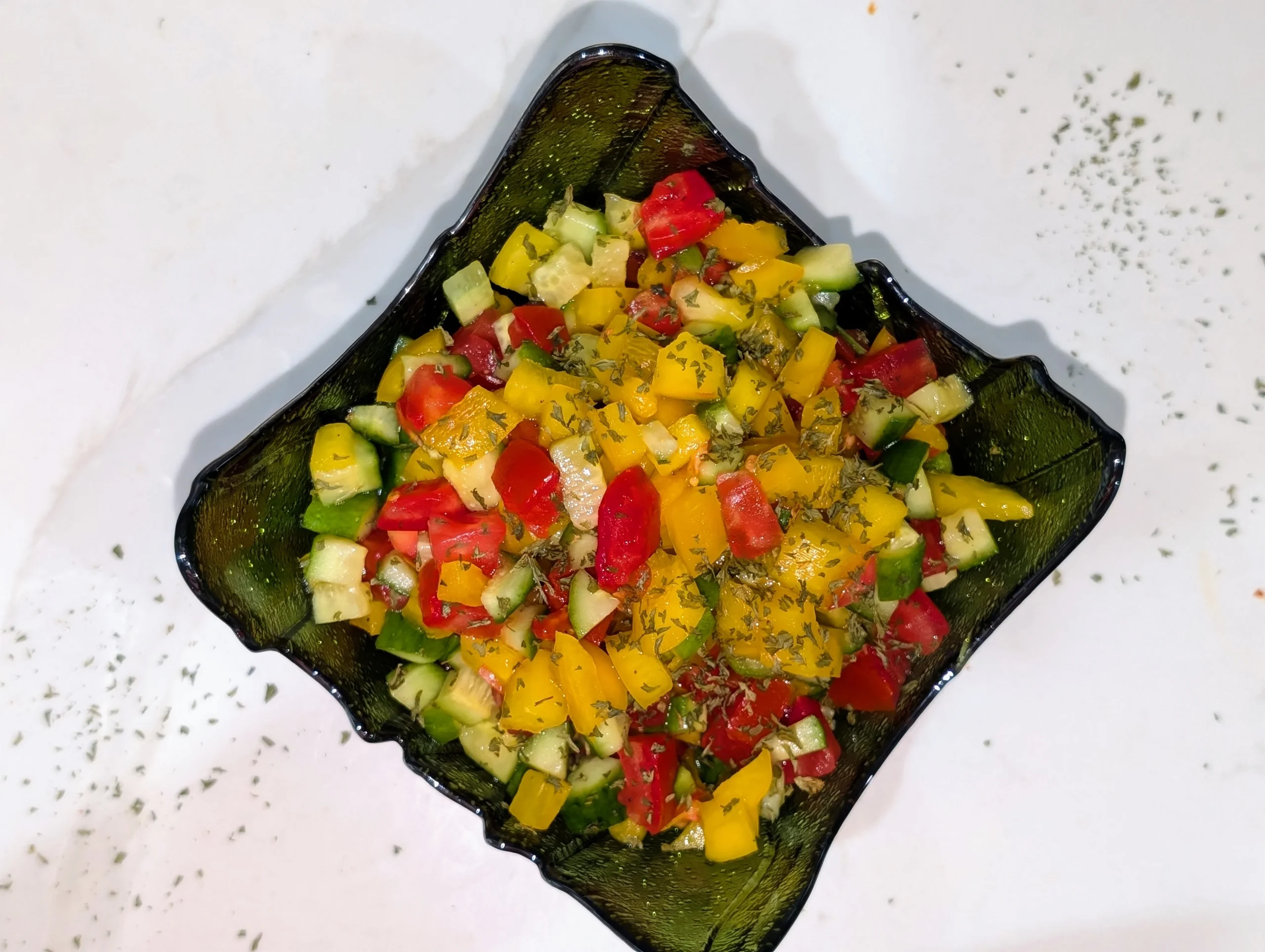 Horiatiki (or finely chopped salad)