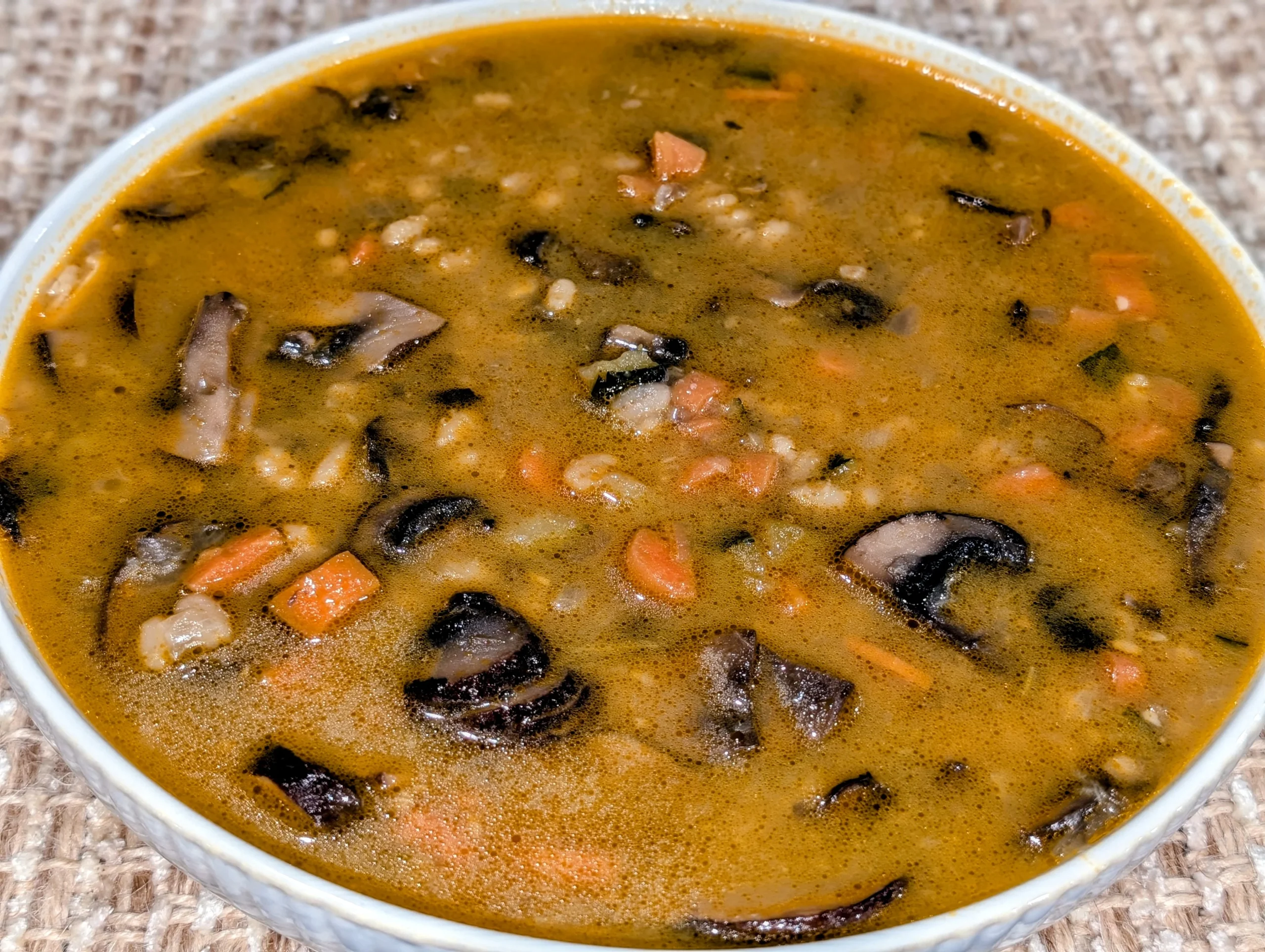 Mushroom Barley Soup